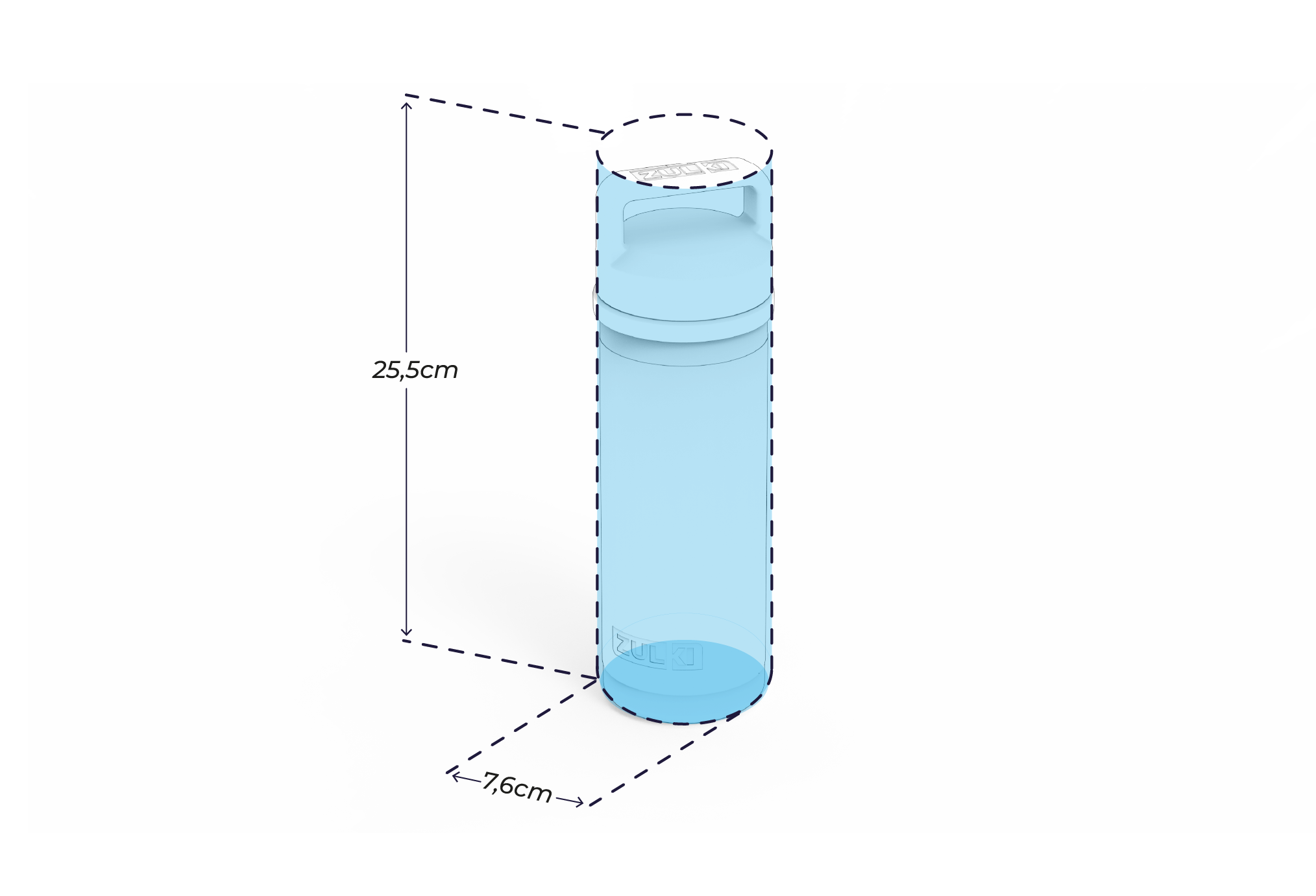 Botella Térmica 0.530lts 1 ZULKI - Botella Térmica 530ml