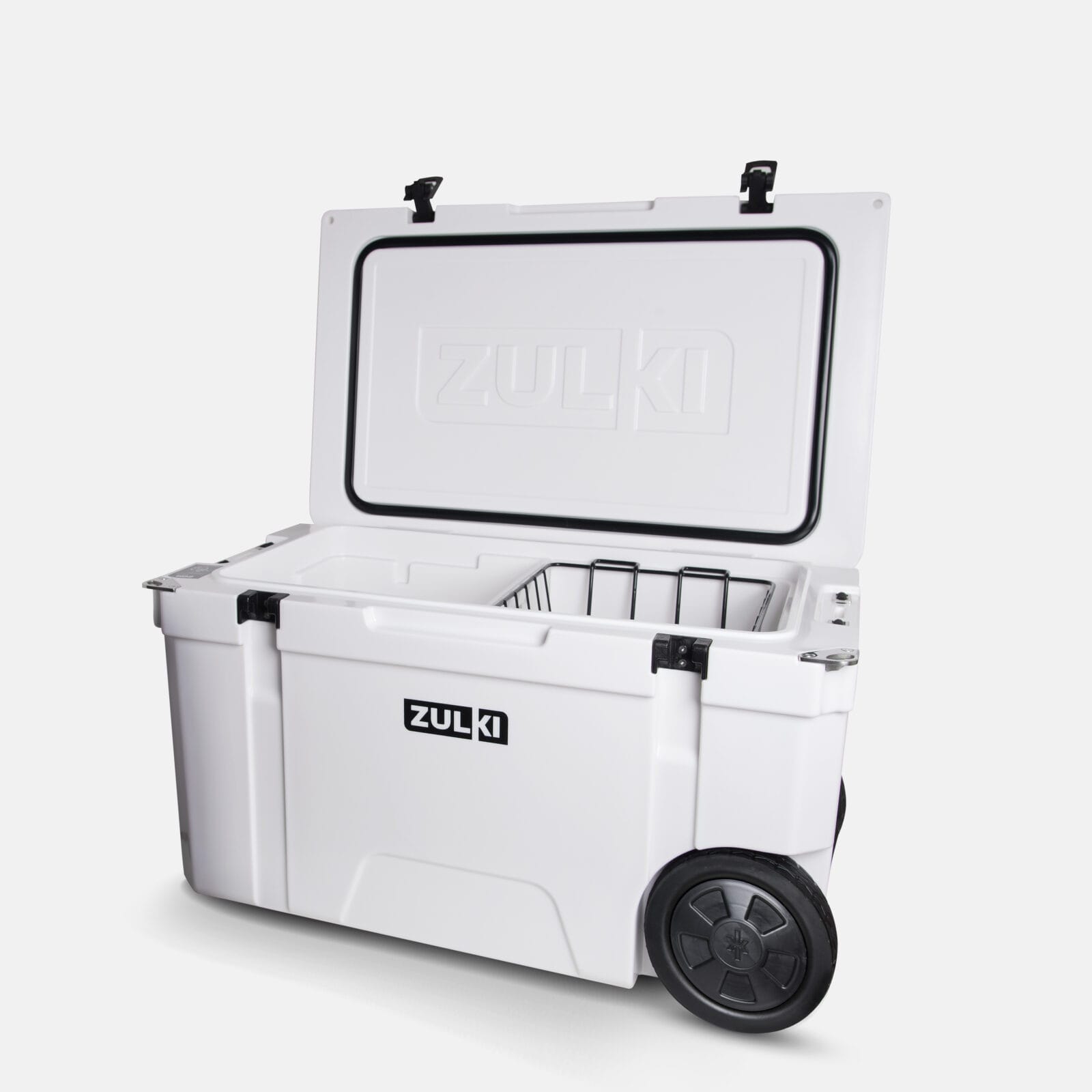 ZULKI - Conservadora con Ruedas 65QT - Blanco Nieve