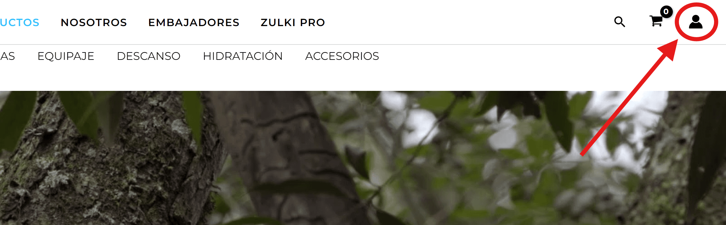 Registrar, extender y ejecutar tu garantía Tu primer paso es crear una cuenta en ZULKI - logo de persona esquina superior derecha y registrate